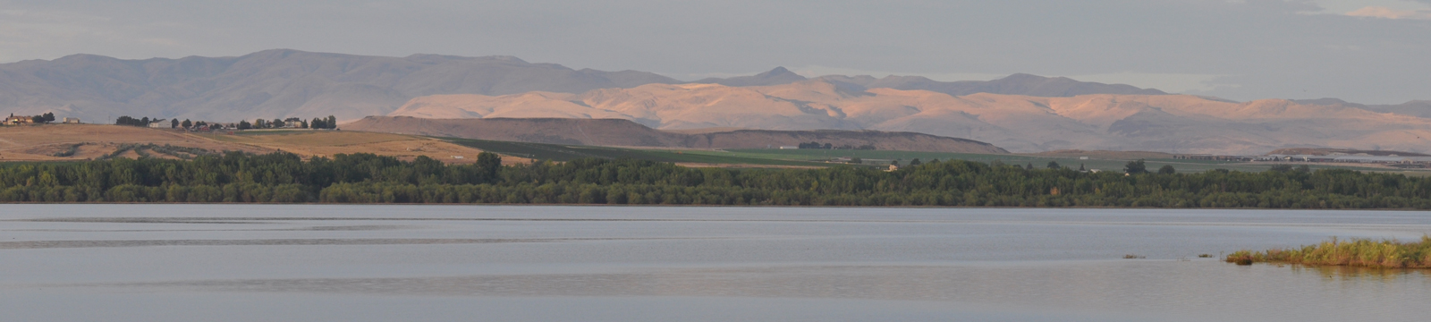 View of Lake Lowell in Nampa, ID